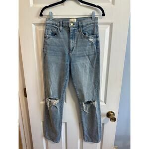 Favorite Daughter The Valentina Super HighRise Cigarette Ankle Jean Sz 27 Malibu